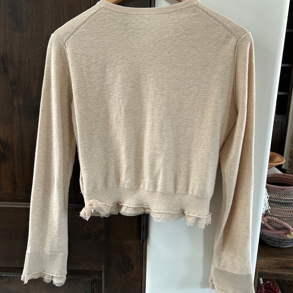 Anthropologie Lace Trim Cardigan - Picture 6 of 8